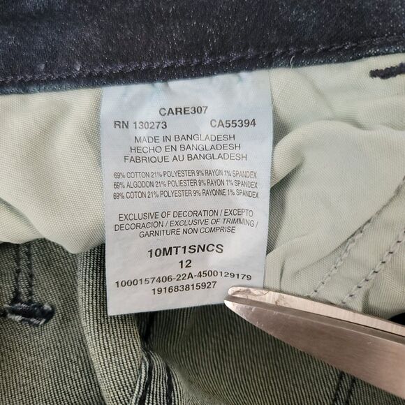 Wrangler Jeans Women Size 12 Skinny High Rise Unforgettable Blue 28" Inseam - Picture 9 of 14